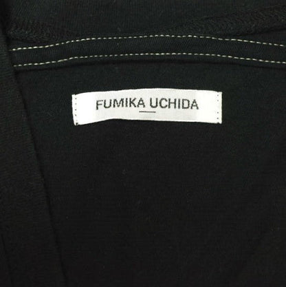 FUMIKA_UCHIDA コットン ディープ V オーバー ショルダー Tシャツ