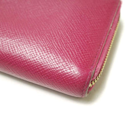 Smythson PANAMA ラージ ジップ アラウンド パース レザー ロング ウォレット