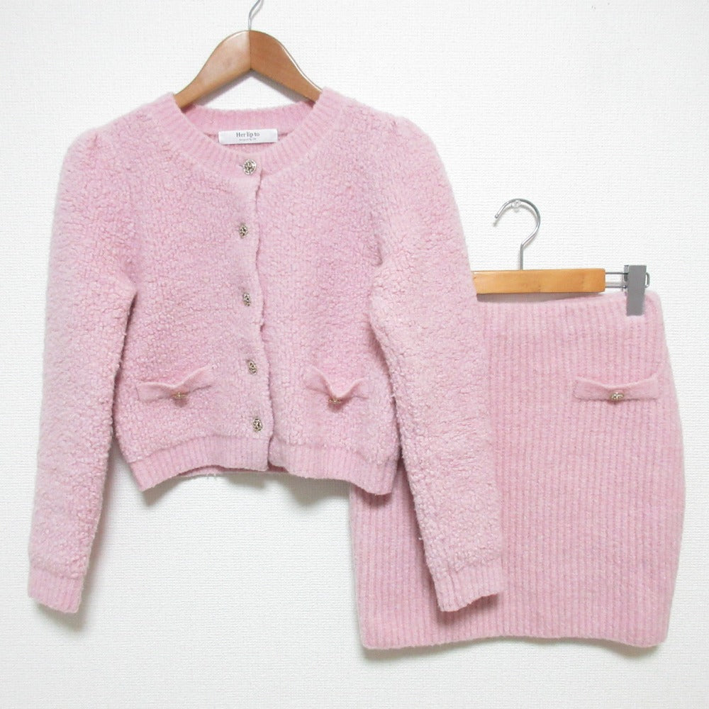 ハーリップトゥ Pure Boucle Knit セット