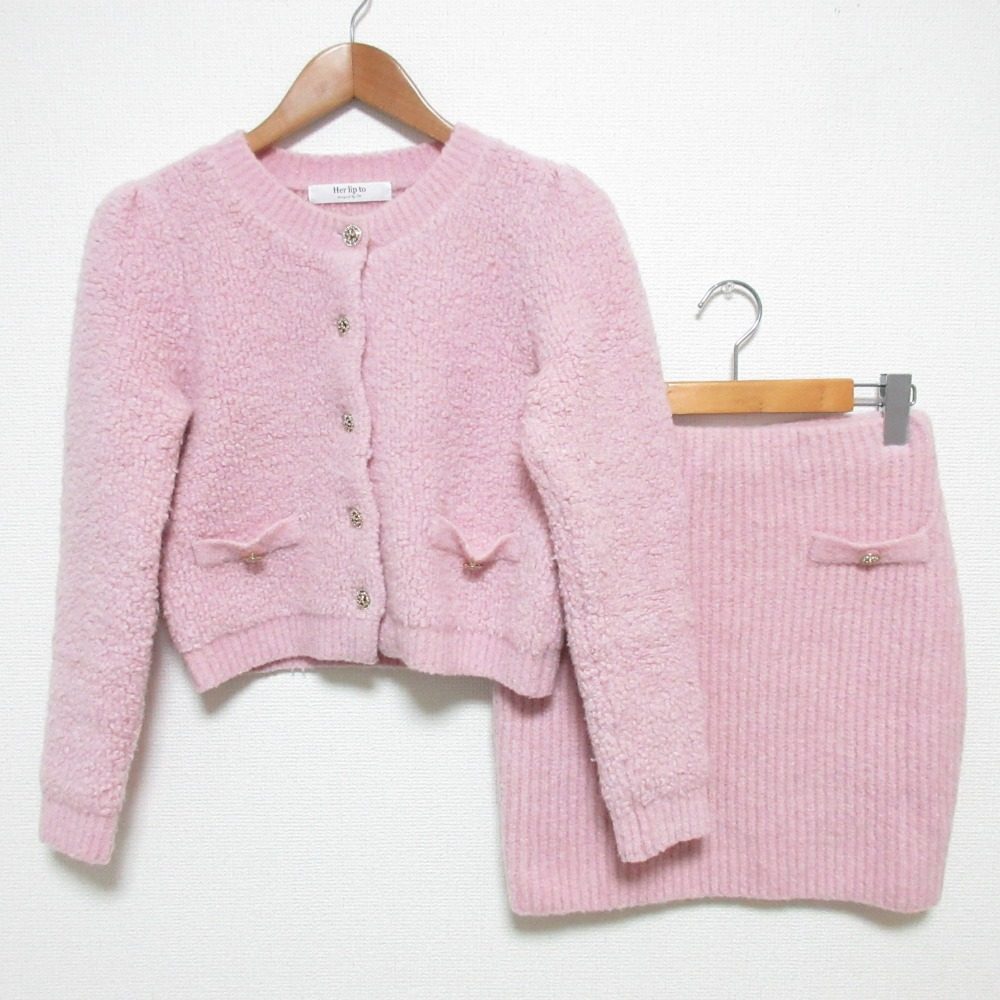 ハーリップトゥ Pure Boucle Knit セット