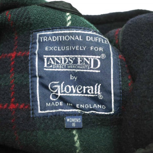 Lands' End x Gloverall メルトン ウール コート