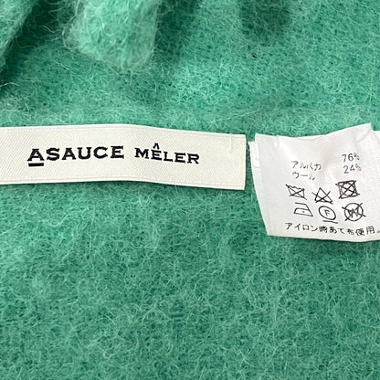 アソースメレ アルパカウールフリンジ大判ストール