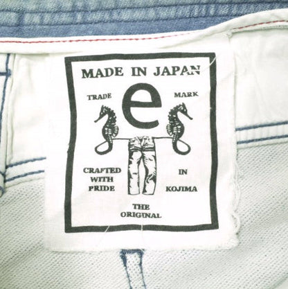 e JEANS ジョグ ジーンズ コットン ブレンド デニム パンツ