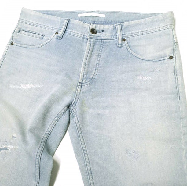 e JEANS ジョグ ジーンズ コットン ブレンド デニム パンツ