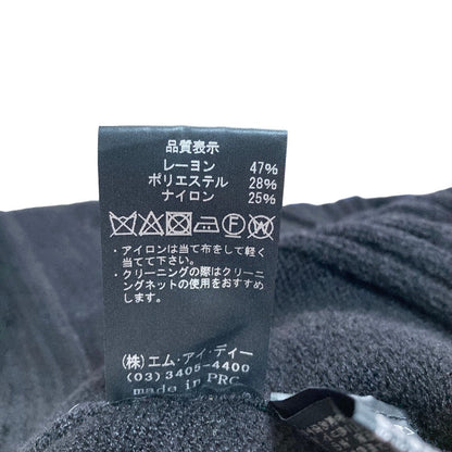 アベニールエトワール ケーブル編みタートルニットワンピース