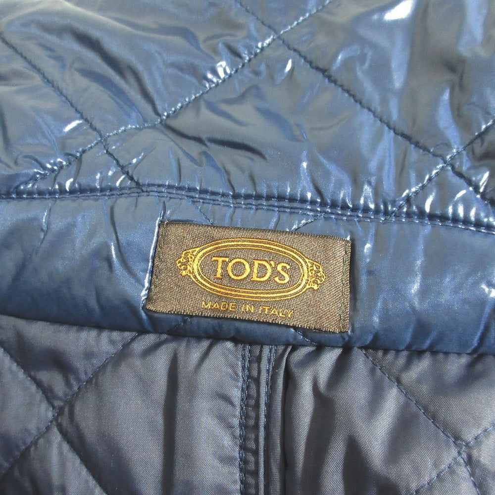 トッズ ナイロンキルティングロングコート