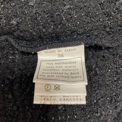 ルネ パールボタン ツイード ウールジャケット