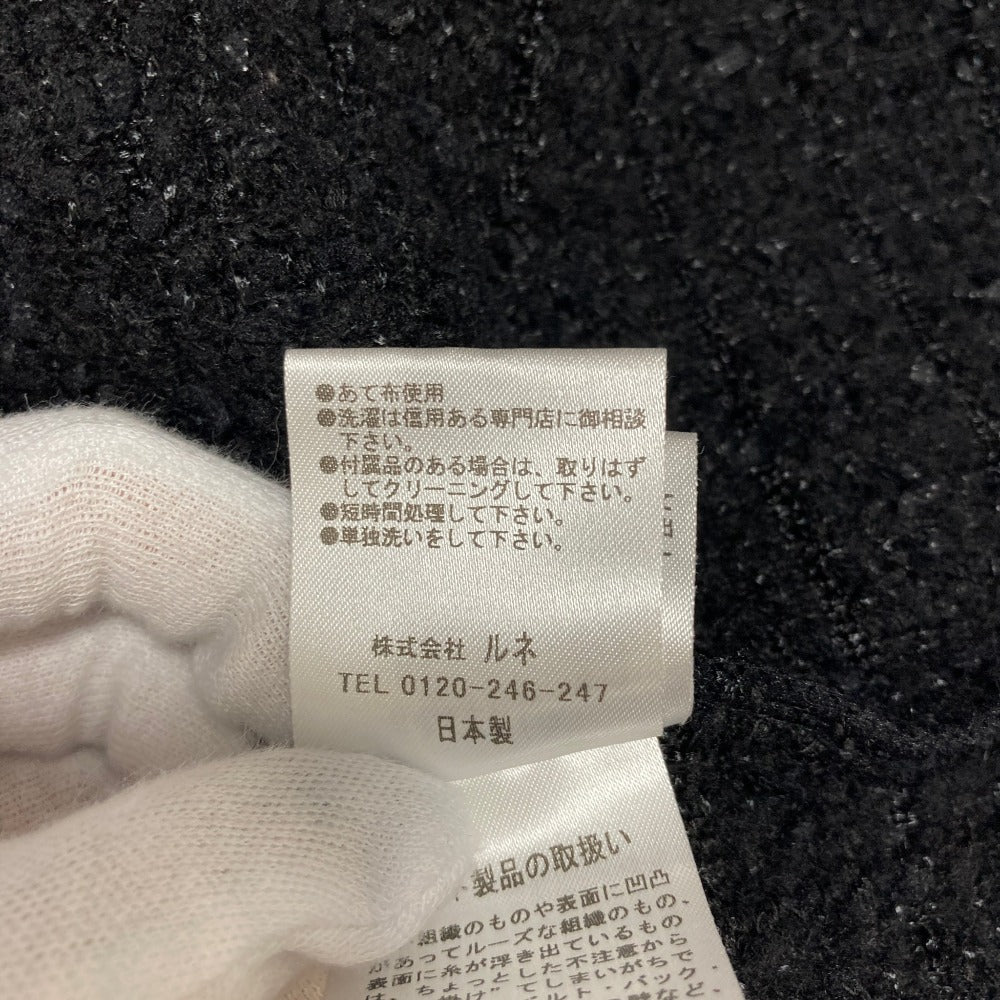 ルネ パールボタン ツイード ウールジャケット