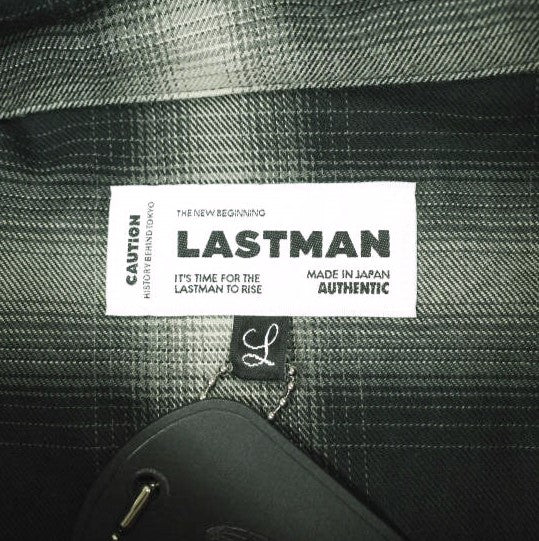 LASTMAN オンブレチェック ウエスタンシャツ
