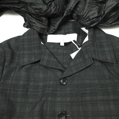 tao COMME des GARCONS チェック×ナイロン タフタ ジャケット