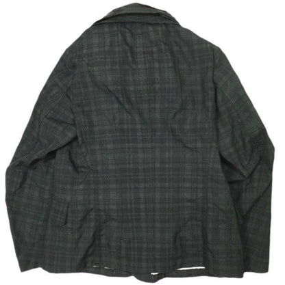 tao COMME des GARCONS チェック×ナイロン タフタ ジャケット
