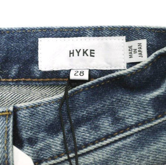 HYKE テーパードUWBデニムパンツ