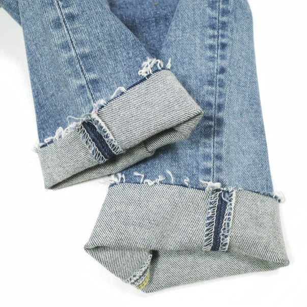 HYKE テーパードUWBデニムパンツ