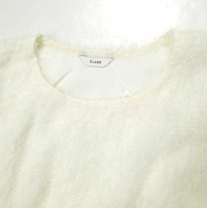 CLANE フラッフィー フリンジ トップス ポリエステル トップス