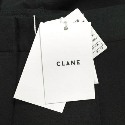 CLANE 2WAY ワイド ベルト テーパード パンツ
