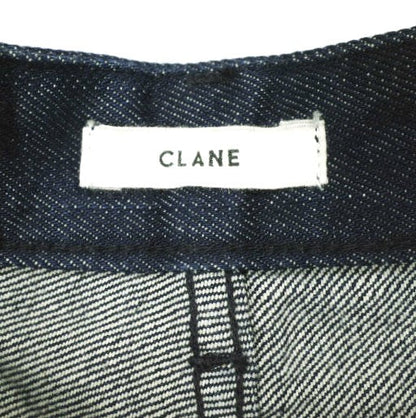 CLANE カラー ダイ ブーツ カット デニム パンツ