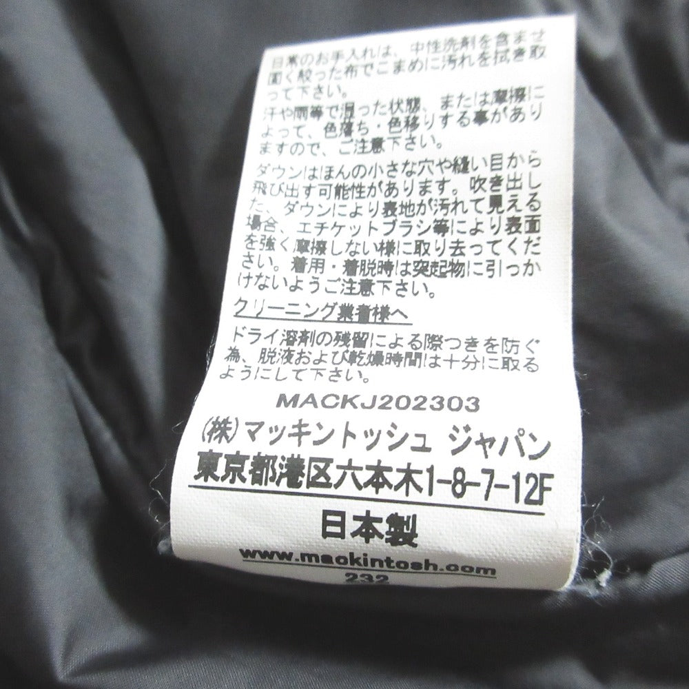 マッキントッシュ RAINTEC SKY PARKA ダウンショートコート