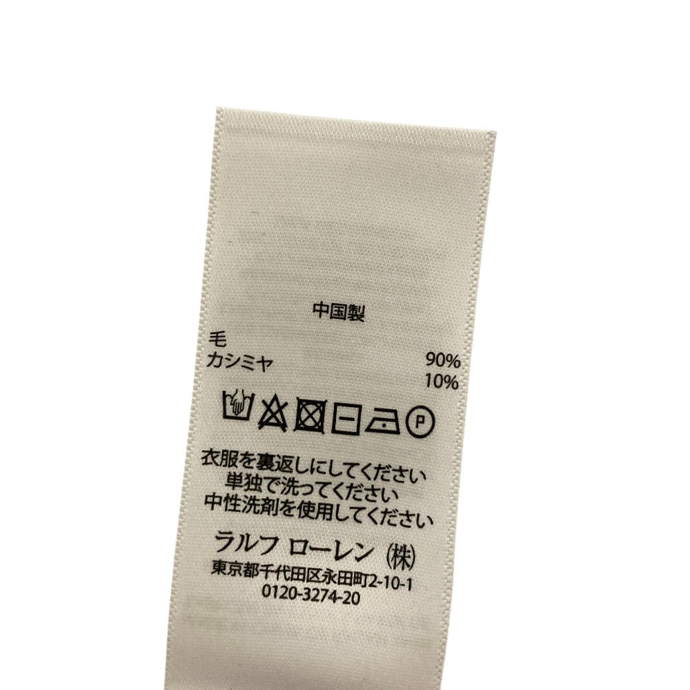 ポロラルフローレン ウールブレンドVネックケーブルニットセーター
