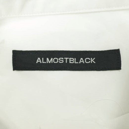 ALMOSTBLACK ボディ ドラマ コットン ポリエステル シャツ