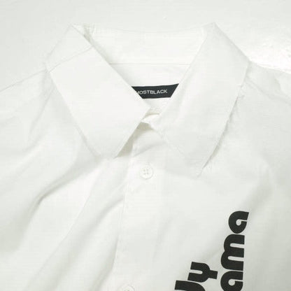 ALMOSTBLACK ボディ ドラマ コットン ポリエステル シャツ