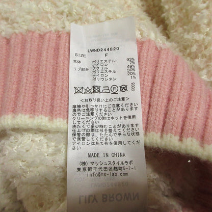 リリーブラウン USAGIビジューニットカーディガン