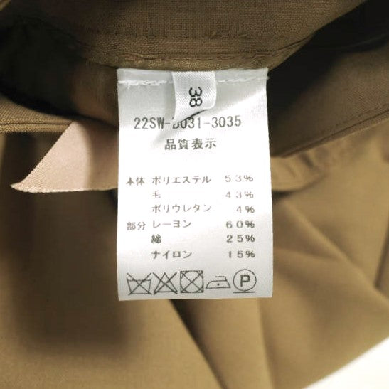 N°21 22SW-B031-3035 ポリエステル ウール トラウザー