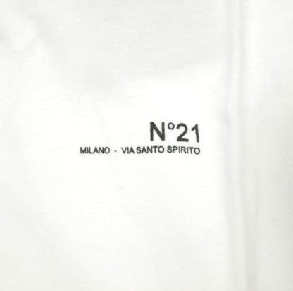 N°21 ロゴ プリント コットン ノースリーブ Tシャツ