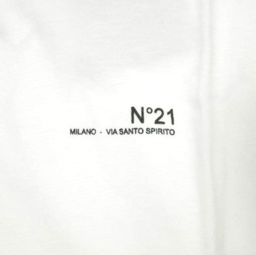 N°21 ロゴ プリント コットン ノースリーブ Tシャツ
