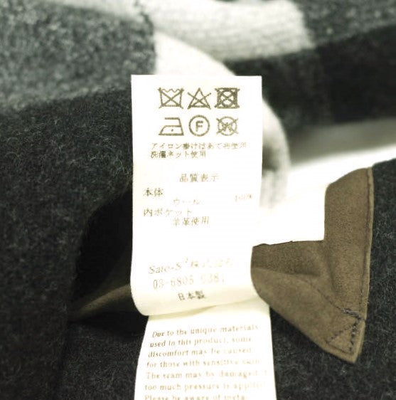 991 ジャパン ロザリオ チェック ウール ジャケット