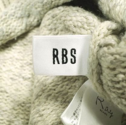 RBS Ray BEAMS スラブ ミックス ボート ネック ニット