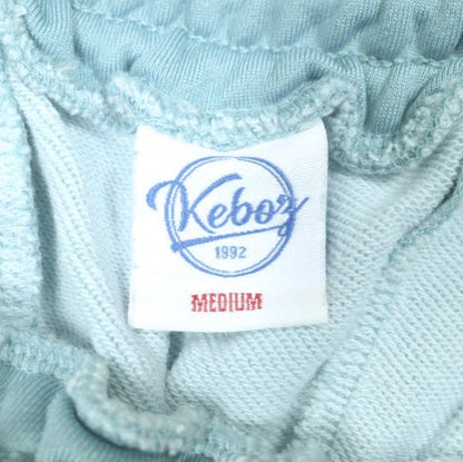 KEBOZ ナイロン コットン パイル ピンタック パンツ