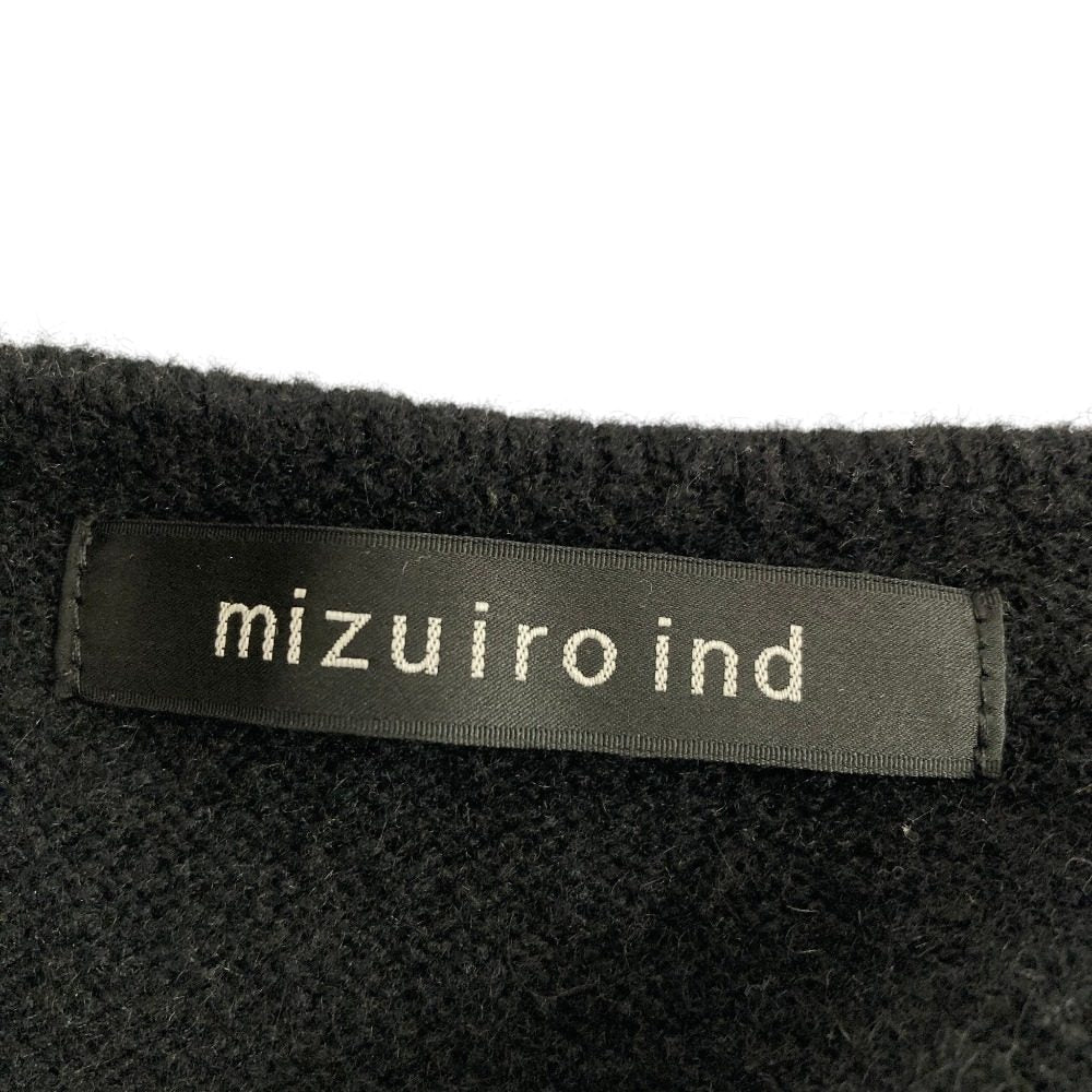 ミズイロインド Vネックベルト付きジレベスト