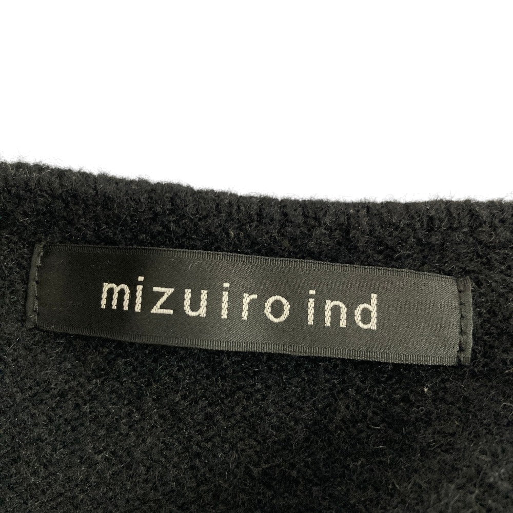 ミズイロインド Vネックベルト付きジレベスト
