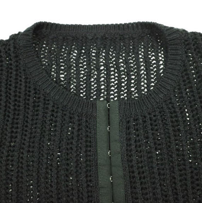 Ray BEAMS 24SS フロントフック クルーネック カーディガン