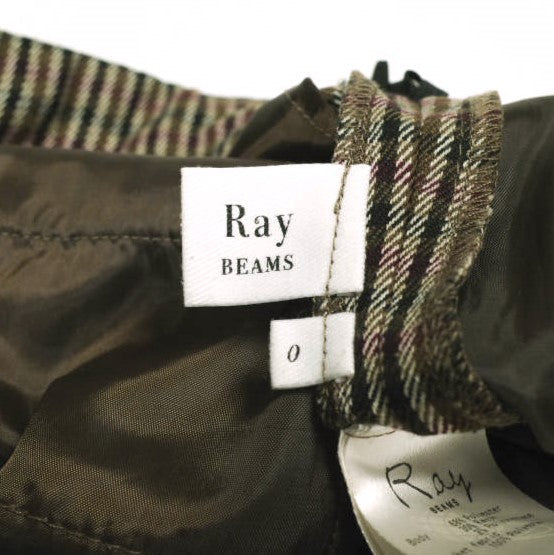 Ray BEAMS ガンクラブ チェック ストレッチ パンツ