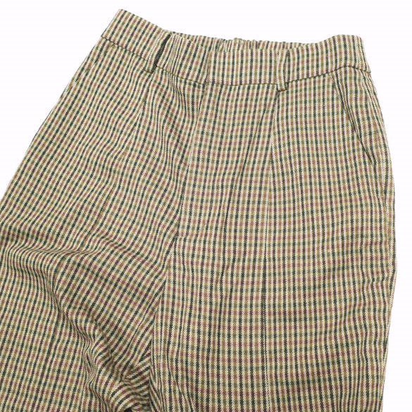 Ray BEAMS ガンクラブ チェック ストレッチ パンツ