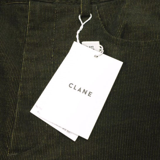 CLANE シャンブレー コーデュロイ ストレート パンツ