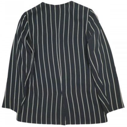 JOURNAL STANDARD L'ESSAGE ストライプ ノーカラージャケット