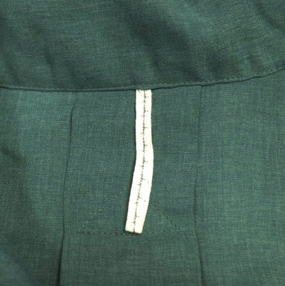 m's braque ソリッド アロハ シャツ ポリエステル シャツ