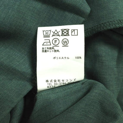 m's braque ソリッド アロハ シャツ ポリエステル シャツ