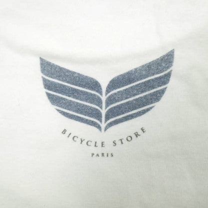 BICYCLE STORE PARIS トリコロールプリント コットンTシャツ
