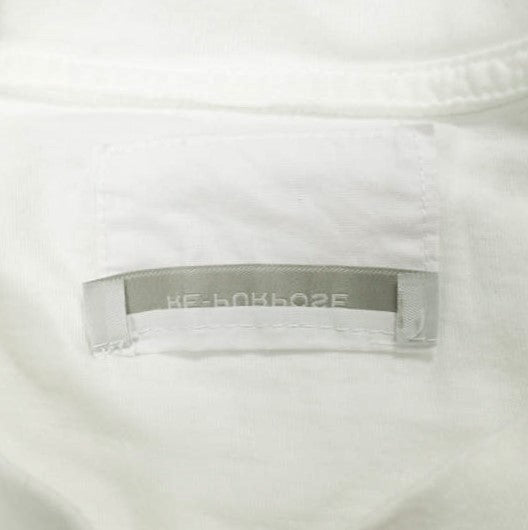 RE-PURPOSE SOLID CREW NECK TEE コットン Tシャツ