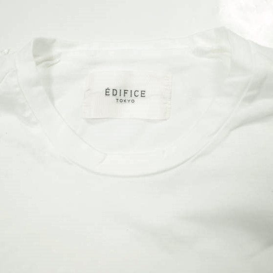 エディフィス ラグランクルーネック 綿 Tシャツ