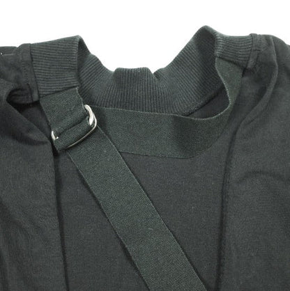 ASTRAET バック オープン ハイ ネック コットン Tシャツ