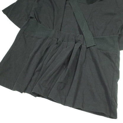 ASTRAET バック オープン ハイ ネック コットン Tシャツ