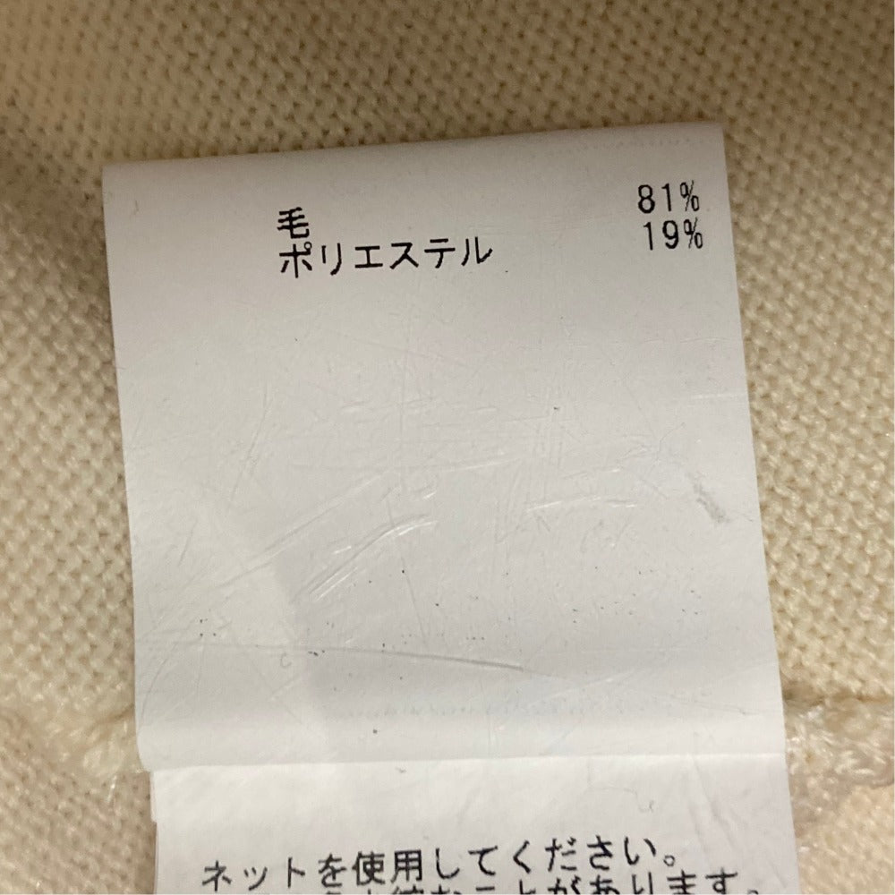 アナイ メリノウールフェザープルオーバーニット