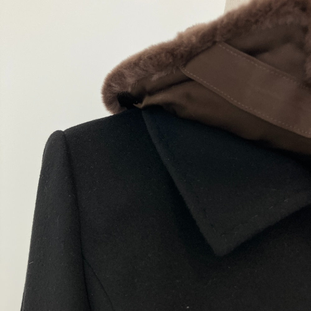 フォクシーブティック Coat Noisette ヌートリアファー カシミヤコート