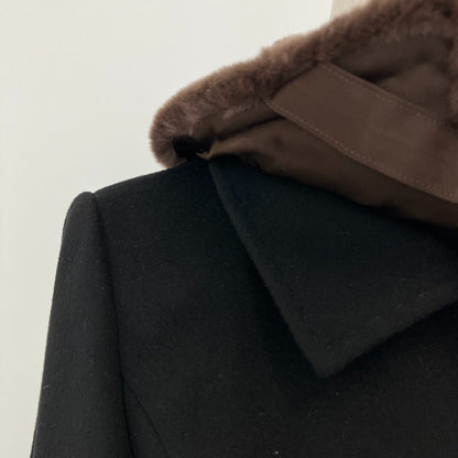 フォクシーブティック Coat Noisette ヌートリアファー カシミヤコート