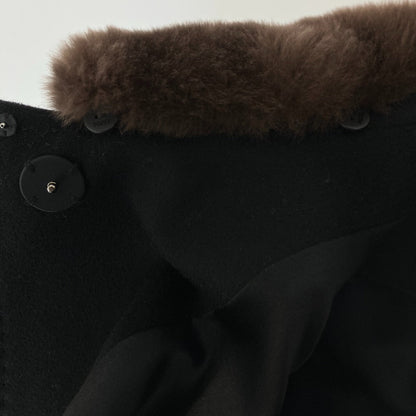 フォクシーブティック Coat Noisette ヌートリアファー カシミヤコート