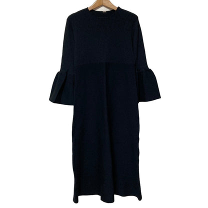 ミラオーウェン フレアスリーブニットワンピース